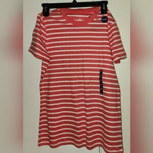 NEW w/Tags Lands End Striped T-Shirt